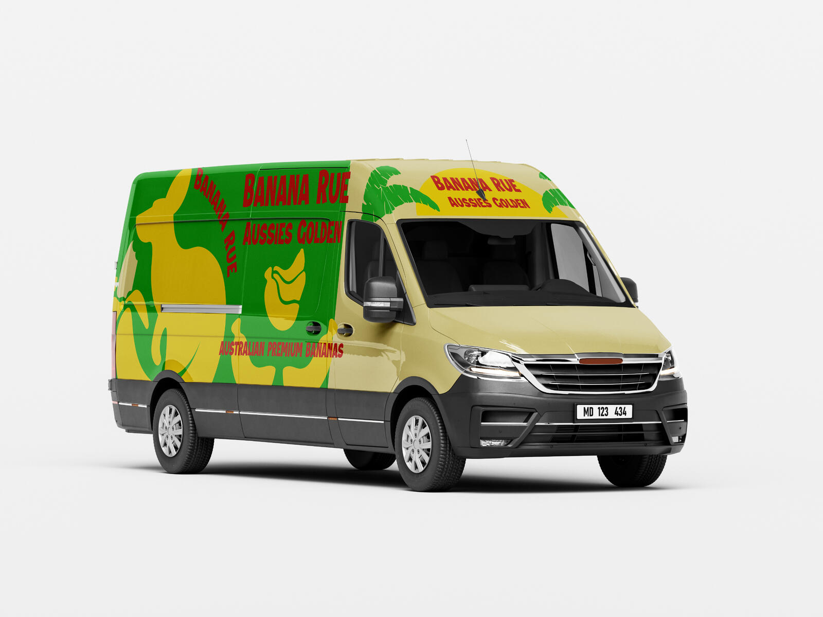 Van Wrap Design (3/4 View)