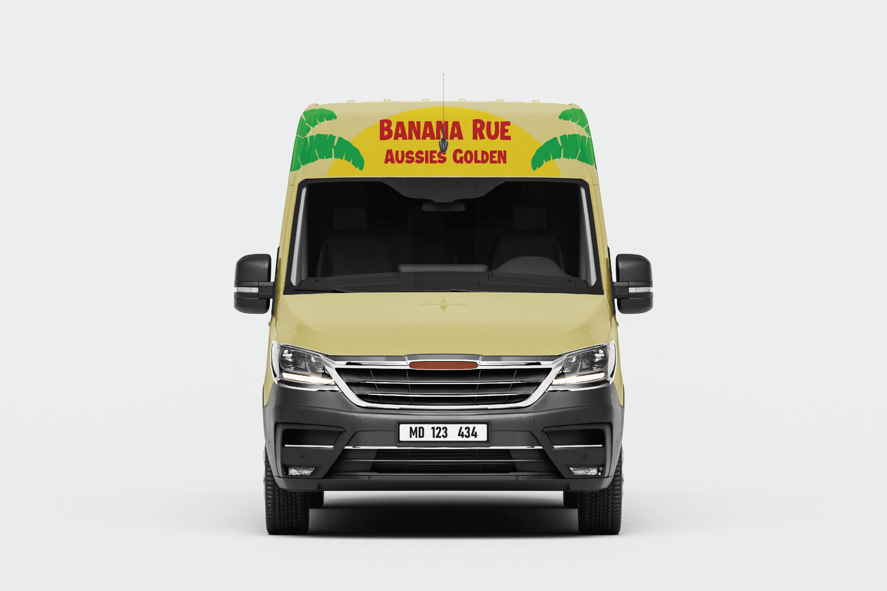 Van Wrap Design (Front View)